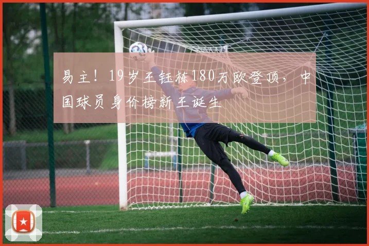 易主!19岁王钰栋180万欧登顶,中国球员身价榜新王诞生